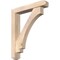 Ekena Millwork Imperial Craftsman Smooth Bracket w/ Offset Brace, Douglas Fir, 5 1/2"W x 30"D x 36"H BKT0604X30X36IMP04SDF - alternate 1